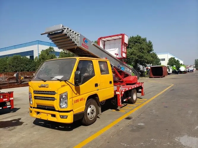 大厂县附近云梯车出租 砂石搬运